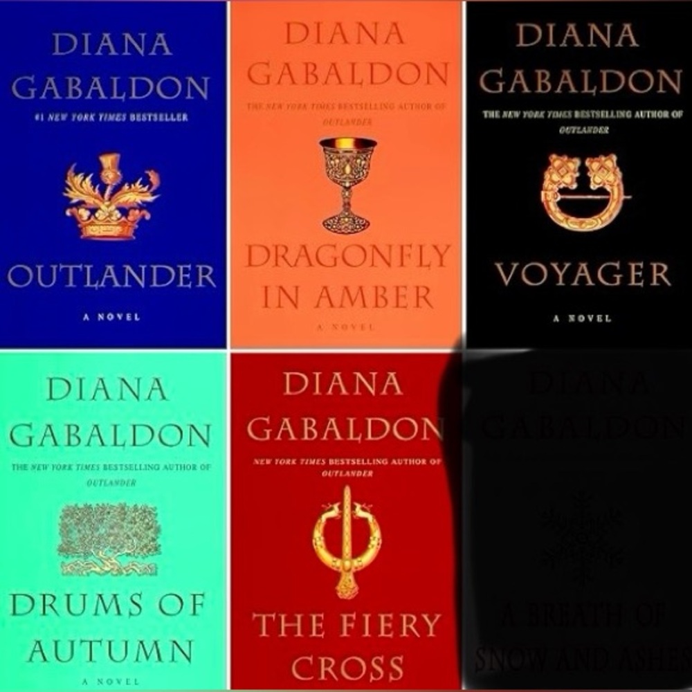 Outlander by Diana Gabaldon - books 1-5 paperback